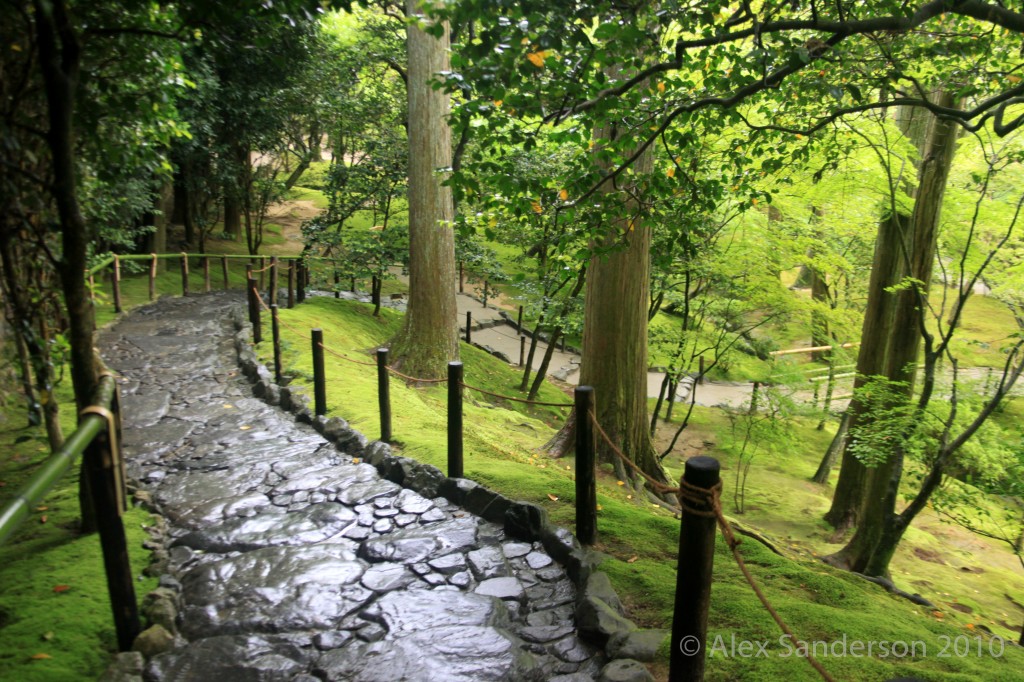 Ginkaku-ji Silver Temple Moss Path